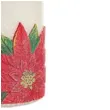 swieca pienkowa christmas flower kwiaty poinsencji czerwona bartek candles 150 70 mm