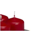 swieca pienkowa classic bordowa bolsius 60 40mm 4 szt