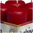 swieca pienkowa classic bordowa bolsius 60 40mm 4 szt