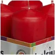 swieca pienkowa classic czerwona bolsius 60 40mm 4 szt