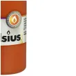 swieca pienkowa classic long pomaranczowa mango bolsius 150 58mm