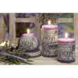 swieca pienkowa lawenda bartek candles 140 mm