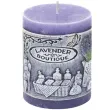 swieca pienkowa lawenda bartek candles 90 mm