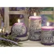swieca pienkowa lawenda bartek candles 90 mm