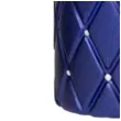 swieca pienkowa pikowana metaliczna granatowa adpal 100 70 mm