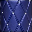swieca pienkowa pikowana metaliczna granatowa adpal 100 70 mm