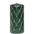 swieca pienkowa pikowana metaliczna zielona adpal 150 70 mm