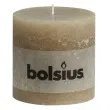 swieca pienkowa rustic bezowa bolsius 100 100 mm