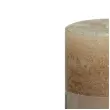 swieca pienkowa rustic bezowa bolsius 100 50 mm