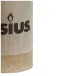 swieca pienkowa rustic bezowa bolsius 100 50 mm