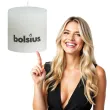 swieca pienkowa rustic biala bolsius 100 100 mm