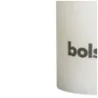 swieca pienkowa rustic biala bolsius 200 100 mm
