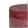 swieca pienkowa rustic bordowa bolsius 80 68 mm
