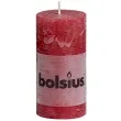 swieca pienkowa rustic bordowy bolsius 100 50 mm