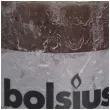 swieca pienkowa rustic brazowa bolsius 100 100 mm