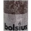 swieca pienkowa rustic brazowa bolsius 100 50 mm