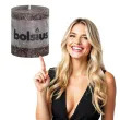 swieca pienkowa rustic brazowa bolsius 80 68 mm