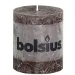 swieca pienkowa rustic brazowa bolsius 80 68 mm