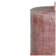 swieca pienkowa rustic brazowy zamszowy bolsius 100 50 mm