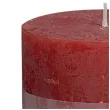 swieca pienkowa rustic czerwona bolsius 100 100 mm