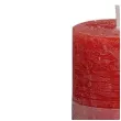 swieca pienkowa rustic czerwona bolsius 100 50 mm