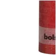 swieca pienkowa rustic czerwona bolsius 300 100 mm