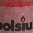 swieca pienkowa rustic czerwona bolsius 80 68 mm