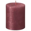 swieca pienkowa rustic czerwony bolsius 80 68 mm