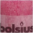 swieca pienkowa rustic fuksja bolsius 100 100 mm