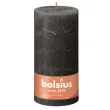 swieca pienkowa rustic grafitowa bolsius 200 100 mm