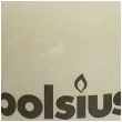 swieca pienkowa rustic kremowa bolsius 100 100 mm