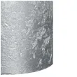swieca pienkowa rustic metallic srebrna bolsius 80 68 mm