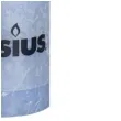 swieca pienkowa rustic niebieska jeansowa bolsius 100 50 mm