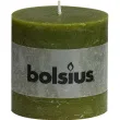 swieca pienkowa rustic oliwkowa bolsius 100 100 mm