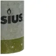 swieca pienkowa rustic oliwkowa bolsius 100 50 mm