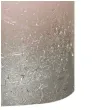 swieca pienkowa rustic ombre srebrno rozowa bolsius 80 68 mm