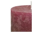 swieca pienkowa rustic ombre zloto bordowa bolsius 80 68 mm