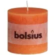 swieca pienkowa rustic pomaranczowa bolsius 100 100 mm