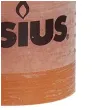 swieca pienkowa rustic pomaranczowa bolsius 80 68 mm