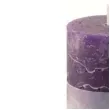 swieca pienkowa rustic purpurowa bolsius 100 50 mm