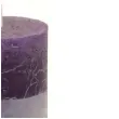 swieca pienkowa rustic purpurowa bolsius 100 50 mm