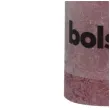swieca pienkowa rustic rozowa blada bolsius 100 50 mm