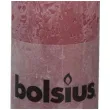 swieca pienkowa rustic rozowa blada bolsius 100 50 mm
