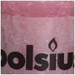 swieca pienkowa rustic rozowa blada bolsius 80 68 mm