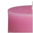 swieca pienkowa rustic rozowy bolsius 100 100 mm