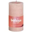 swieca pienkowa rustic rozowy mglisty bolsius 100 50 mm