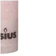 swieca pienkowa rustic rozowy pastel bolsius 190 68 mm