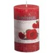 swieca pienkowa rustic zapach czerwonej rozy czerwona bolsius 100 58 mm