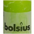 swieca pienkowa rustic zielona jasna bolsius 100 50 mm