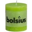 swieca pienkowa rustic zielona jasna bolsius 80 68 mm